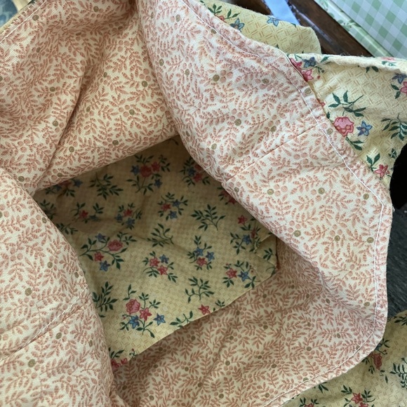 Handmade Cute Floral Cotton Shoulder Bag Purse - Picture 5 of 10